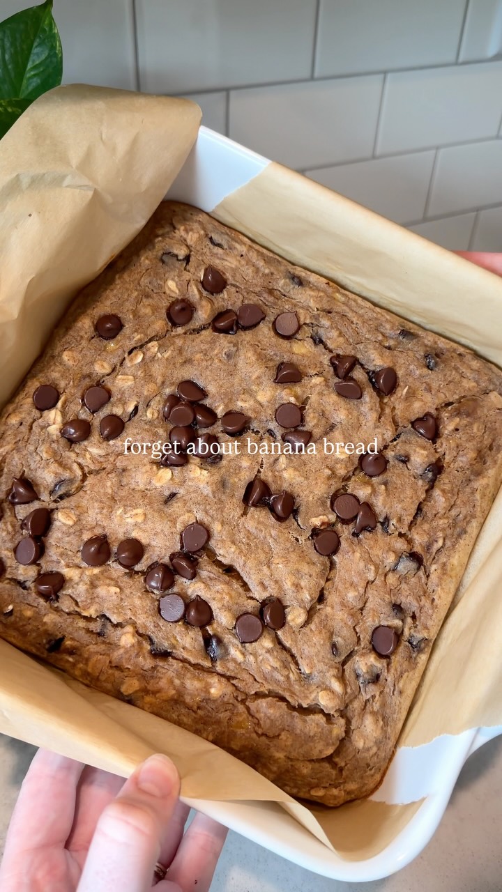 Banana Peanut Butter Bar Recipe