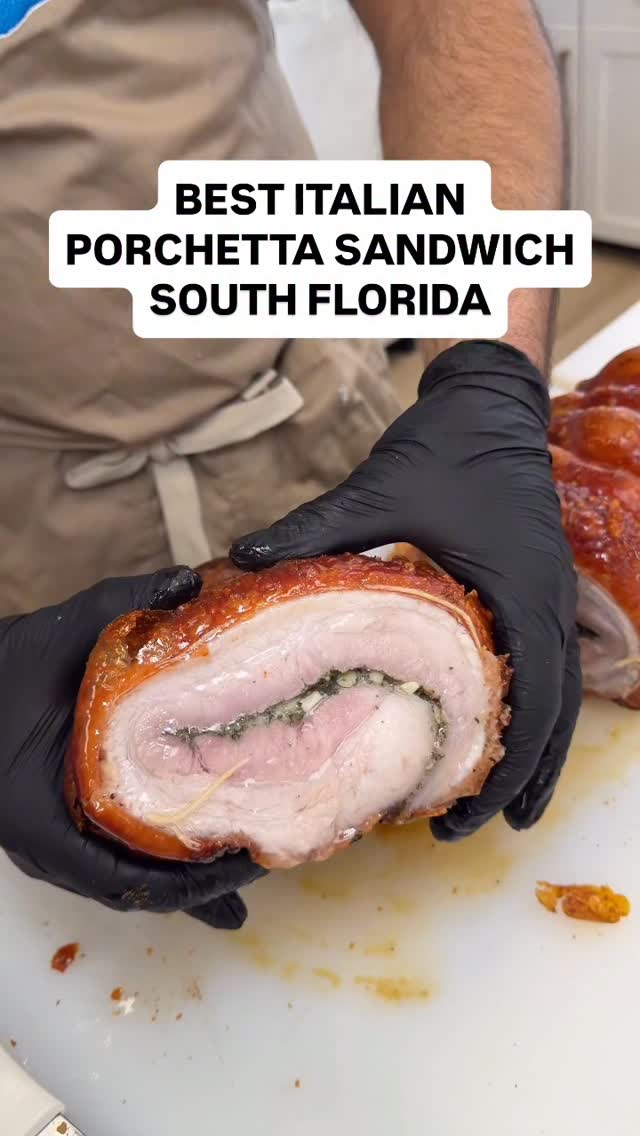 Italian Porchetta Sandwich at Cortura