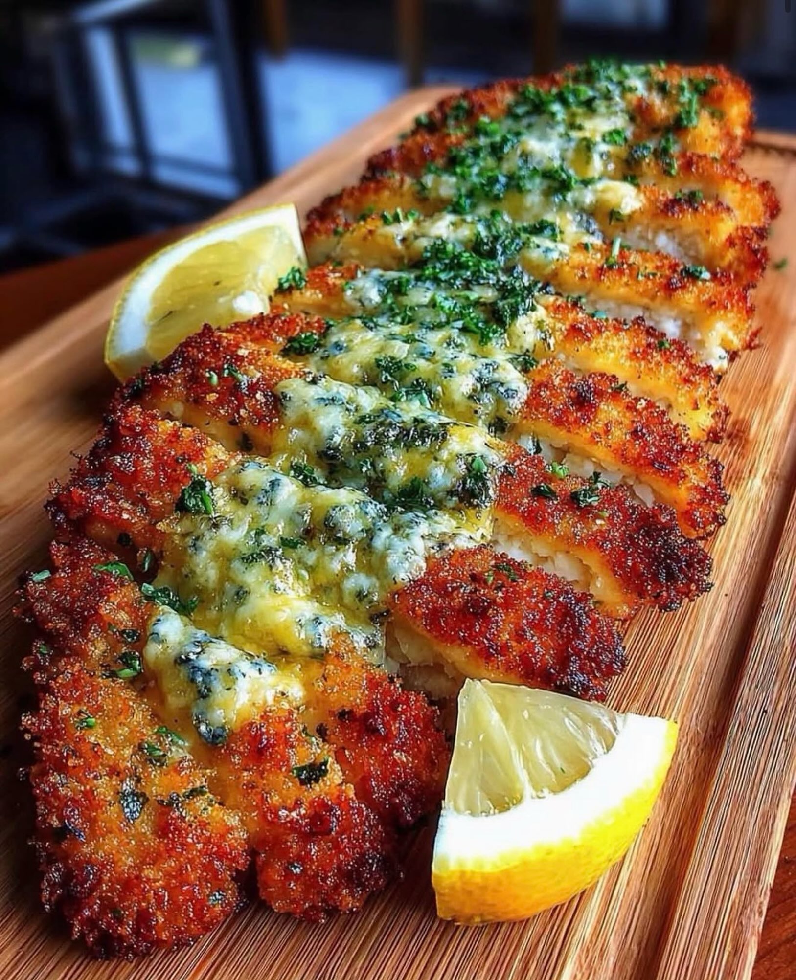 Air-Fried Hot Honey Lemon Feta Chicken