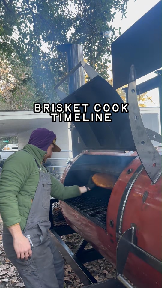 Brisket cooking timeline for BBQ parties
