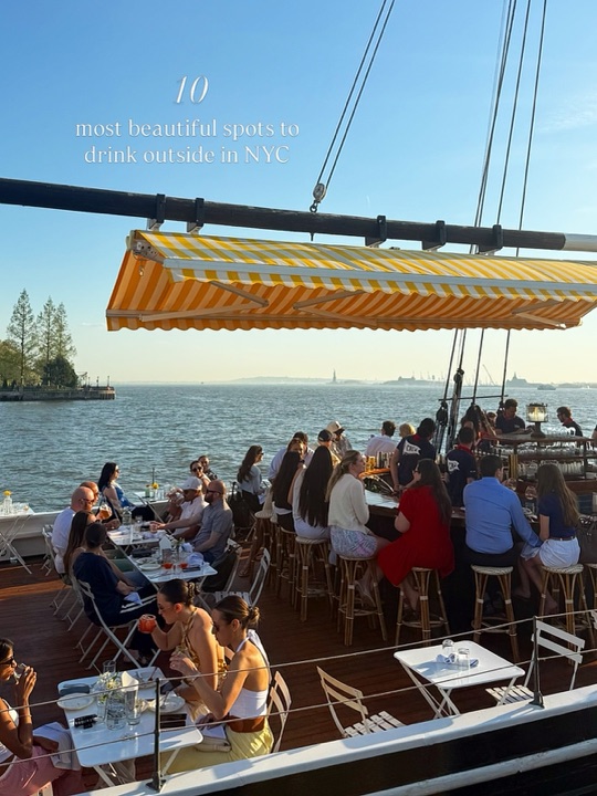 NYC's Best Outdoor Drinking Spots