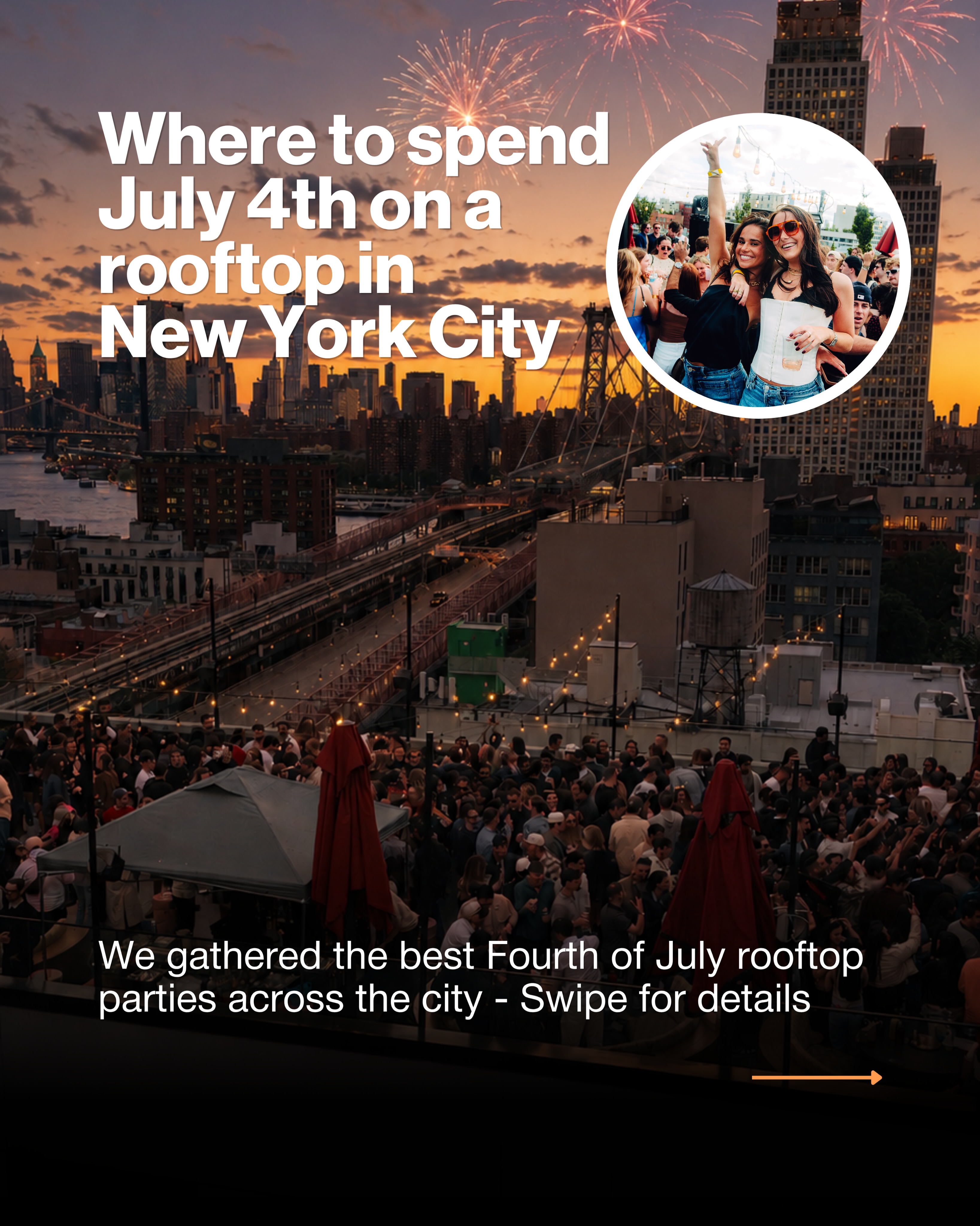 Top Rooftop Parties for July 4th in NYC
