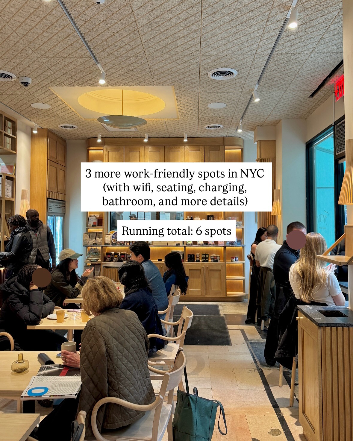 Work-friendly cafes in NYC for remote work