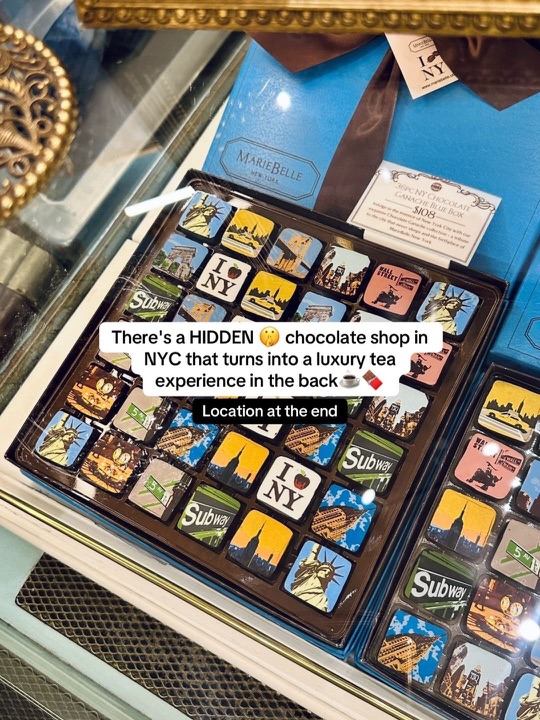 Afternoon Tea Inside a SoHo Chocolate Shop