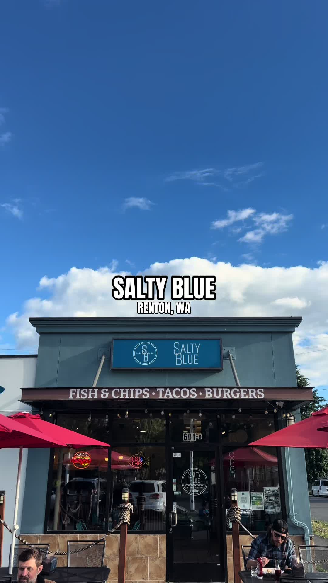 Salty Blue seafood restaurant in Renton